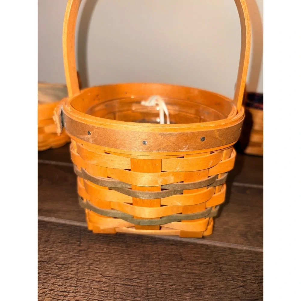 Longaberger handwoven baskets